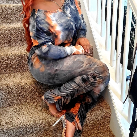 Longsleeve Stacked pants set - Picture 1 of 4